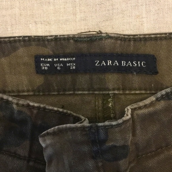 Sold out!!! Zara Camo Skinny Jeans - Picture 7 of 11